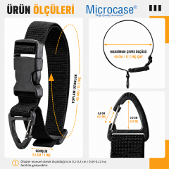 Microcase Ayarlanabilir Çok Amaçlı Kablo Hortum vb Askılık AL5604
