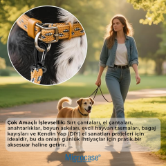 Microcase 360 Derece Dönen Plastik Karabina Kanca Çanta Askı Tokası Evcil Hayvan Tasması Anahtarlık Klipsi - AL5888