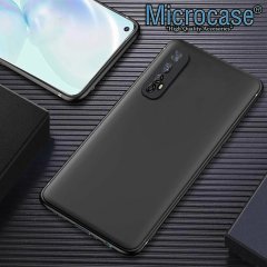 Microcase Realme 7 Elektrocase Serisi Silikon Kılıf Siyah