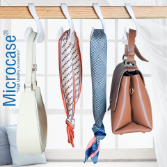 Microcase Sert ABS Plastik Portatif Mini Dolap İçi Çanta Askısı 2 Adet - AL5016