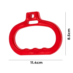 Microcase Ergonomik Çok Amaçlı Taşıma ve Destek Tutacağı – Kaydırmaz Güçlü Kavrama Aparatı – Spor, Alışveriş ve Endüstriyel Kullanıma Uygun 2 Adet - AL5876