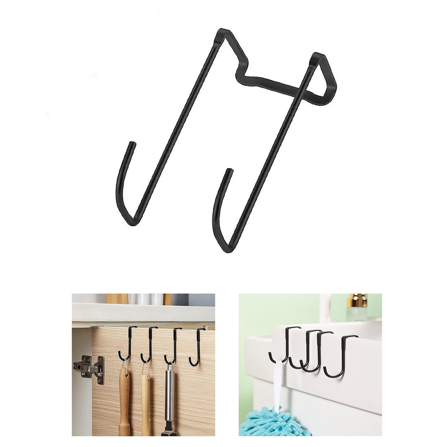 Microcase Paslanmaz Çelik Metal Banyo Duşakabin Mutfak vb Alanlar için Askılık L Model - AL4839 1 Adet