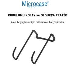 Microcase Paslanmaz Çelik Metal Banyo Duşakabin Mutfak vb Alanlar için Askılık L Model - AL4839 1 Adet
