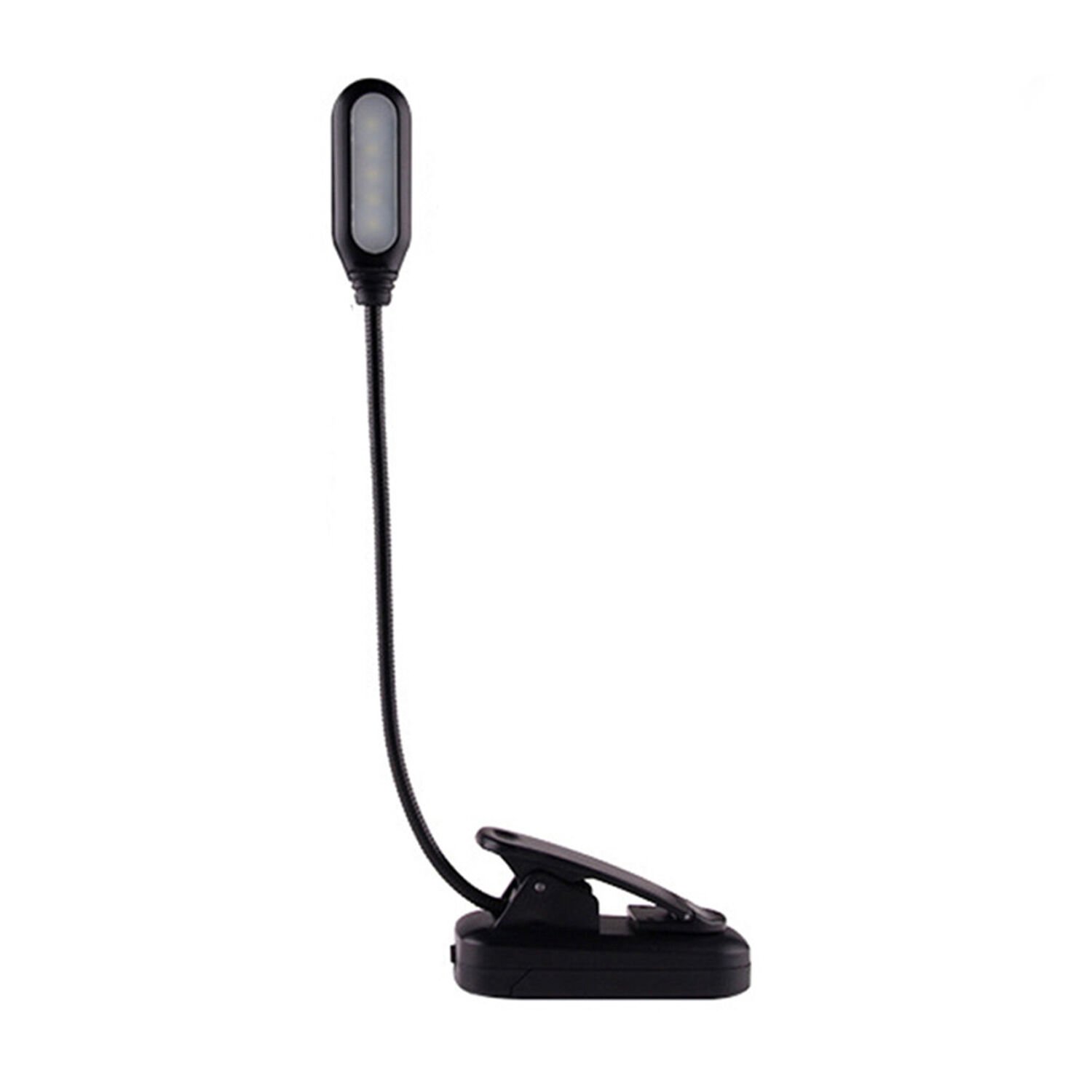 Microcase USB Şarjlı Ly-15 Bükülebilir Oynar Başlıklı Mandallı Kitap Okuma Işığı Çalışma Lambası-AL3934