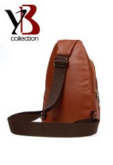 Microcase Unisex Body Bag Kulaklık Çıkışlı Deri Çapraz Omuz Göğüs Çantası Taba AL3871