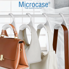 Microcase Sert ABS Plastik Portatif Mini Dolap İçi Çanta Askısı 4 Adet - AL5016