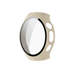 Microcase Huawei Watch 5 42mm için Ekran Korumalı Sert Rubber Kılıf-AL3173