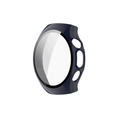 Microcase Huawei Watch 5 42mm için Ekran Korumalı Sert Rubber Kılıf-AL3173