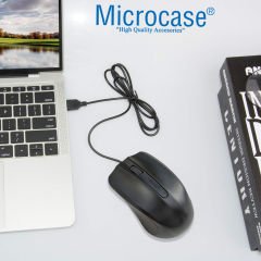 Microcase 1600  DPI  USB Kablolu   Optik   Mouse-AL4621 YK4512