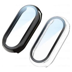 Microcase Xiaomi Mi Band 7 Ekran Korumalı Sert Rubber Kılıf - AL3173 Siyah
