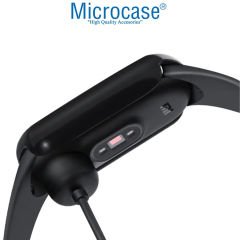 Microcase Xiaomi Mi Band 7 Ekran Korumalı Sert Rubber Kılıf - AL3173 Siyah