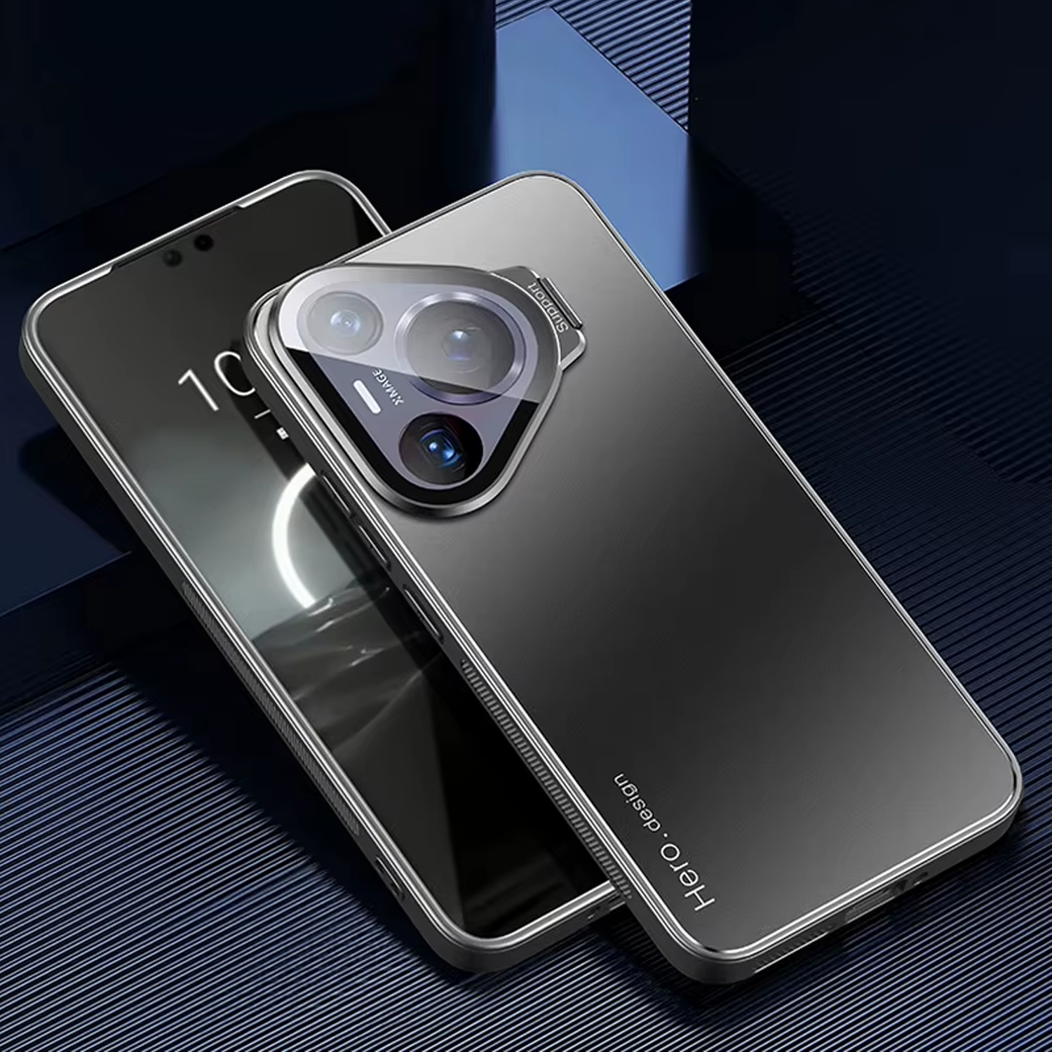 Microcase Huawei Pura 80 Pro/Huawei Pura 80 Pro Plus ROME Serisi Kamera Koruma ve Standlı Kılıf AL4968