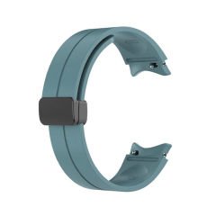 Microcase Samsung Galaxy Watch 5 Pro için Silikon Kordon Kayış-KY76 Mavi
