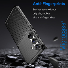 Microcase Samsung Galaxy S25 Plus ile Uyumlu Thunder Serisi Darbeye Dayanıklı Silikon Kılıf -AL3421