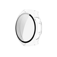 Microcase Huawei Watch 5 46mm için Ekran Korumalı Sert Rubber Kılıf-AL3173