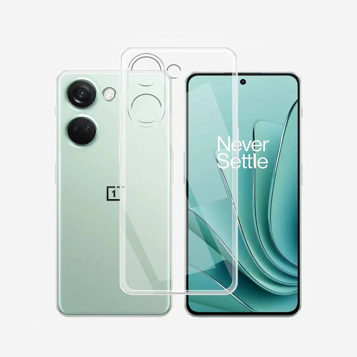 Microcase OnePlus Nord CE 5 ile Uyumlu Slim Serisi Soft TPU Silikon Kılıf - Şeffaf AL3324