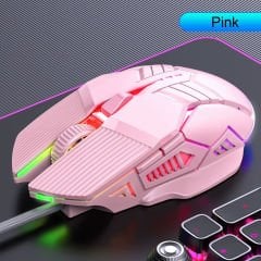 Microcase 3200 DPI Ergonomik Kablolu RGB Işıklı Gaming Oyuncu Mouse - AL4929