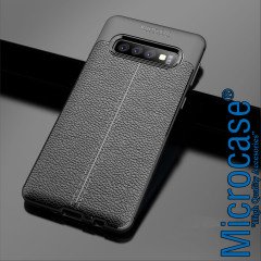 Microcase Samsung Galaxy S10 Leather Tpu Silikon Kılıf