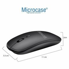 Microcase Samsung Galaxy Tab S9 FE+ Plus SM-X610 12.4 inch Tablet Tablet Çanta+Türkçe Bluetooth Klavye+Mouse+Tablet Standı-AL8124