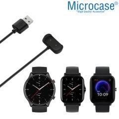 Microcase Amazfit GTR 2 - GTR 2e - GTS 2 - GTS 2 mini - Bip - U Pro - T-Rex Manyetik Şarj Kablosu 1m - AL2685