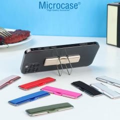 Microcase Üniversal Telefon Arkası El Parmak Tutucu Standlı Cep Telefonu Tutacağı - AL4937