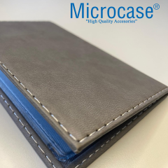 Microcase Suni Deri OTO Ruhsat Kabı Kılıfı Ruhsatlık + Ön Arka Panel Numaratör 2 Adet- AL5038