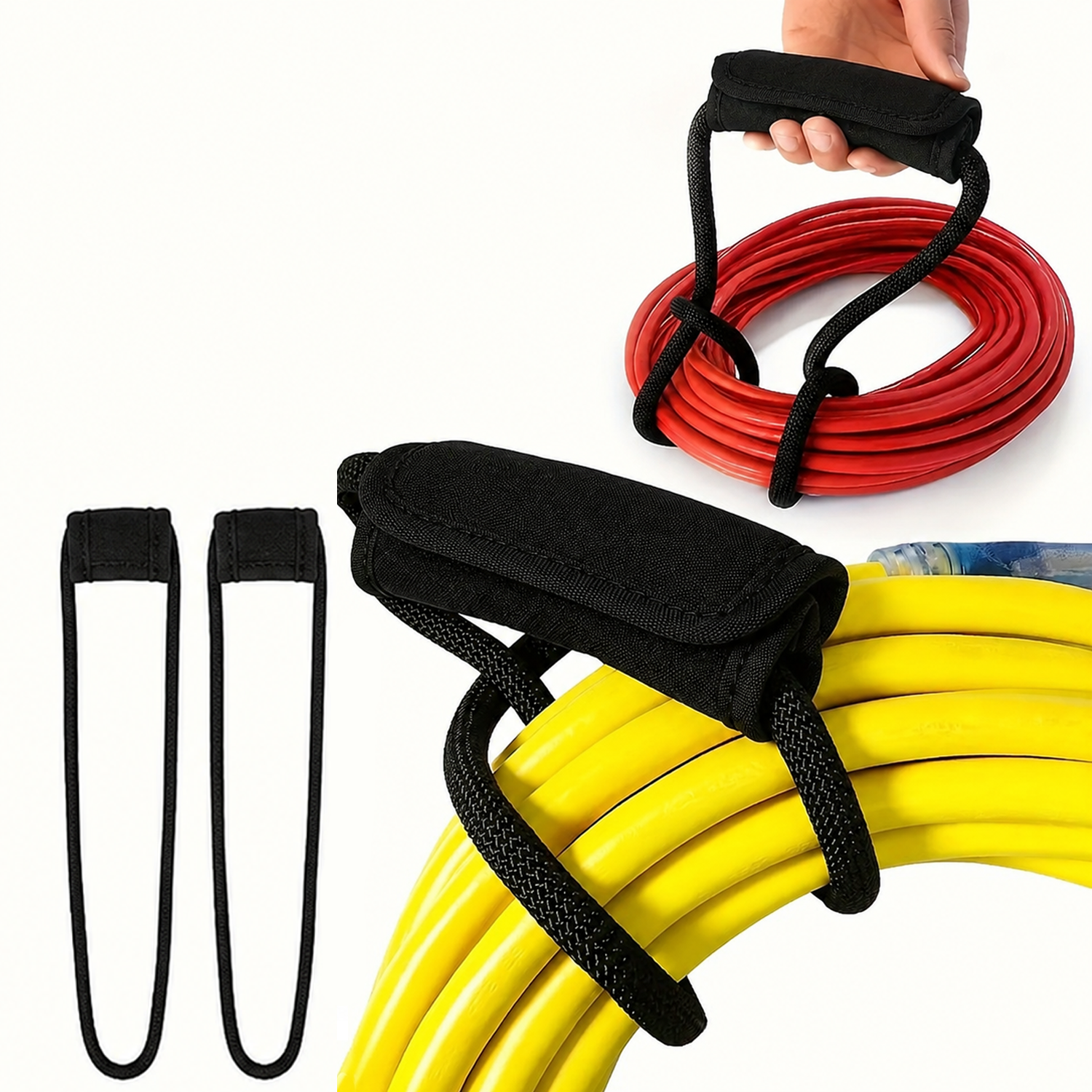 Microcase Çok Amaçlı Kablo Boru Hortum Sarmal Tutucu Askılık 2li SET 40 CM AL5602