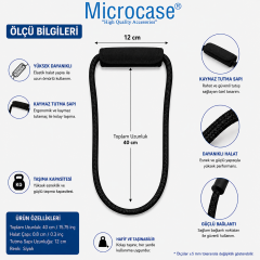 Microcase Çok Amaçlı Kablo Boru Hortum Sarmal Tutucu Askılık 2li SET 40 CM AL5602
