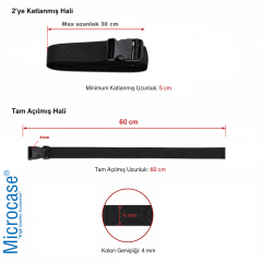 Microcase Çok Amaçlı Uzunluk Ayarlanabilir Otobüs Oto Araç Yaşlı Çocuk spor Vb için Yumuşak El Tutacağı Destek Padi 2 Adet AL5609