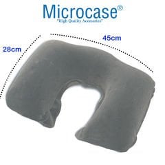 Microcase Ortopedik Konforlu Rahat Şişme Boyun Destekli Kamp Seyahat Yastığı-AL3896