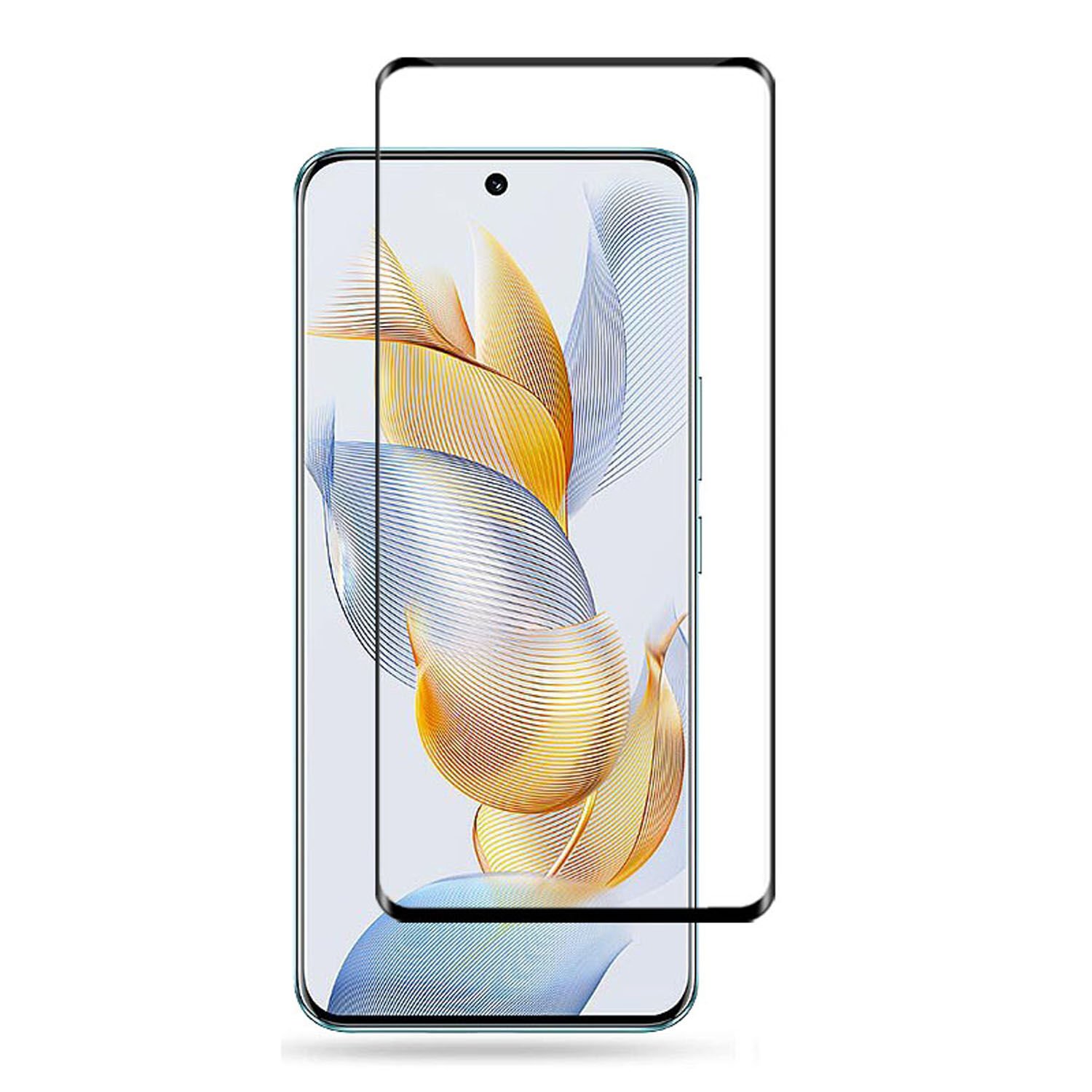 Microcase Honor 90 için 3D Curved Tam Kaplayan Kavisli Tempered Cam Ekran Koruyucu - AL3282