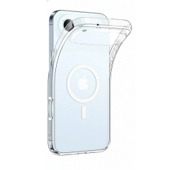Microcase iPhone Air için Magsafe Manyetik Darbeye Dayanıklı Yarı Esnek Plastik TPU  Kılıf - AL8115