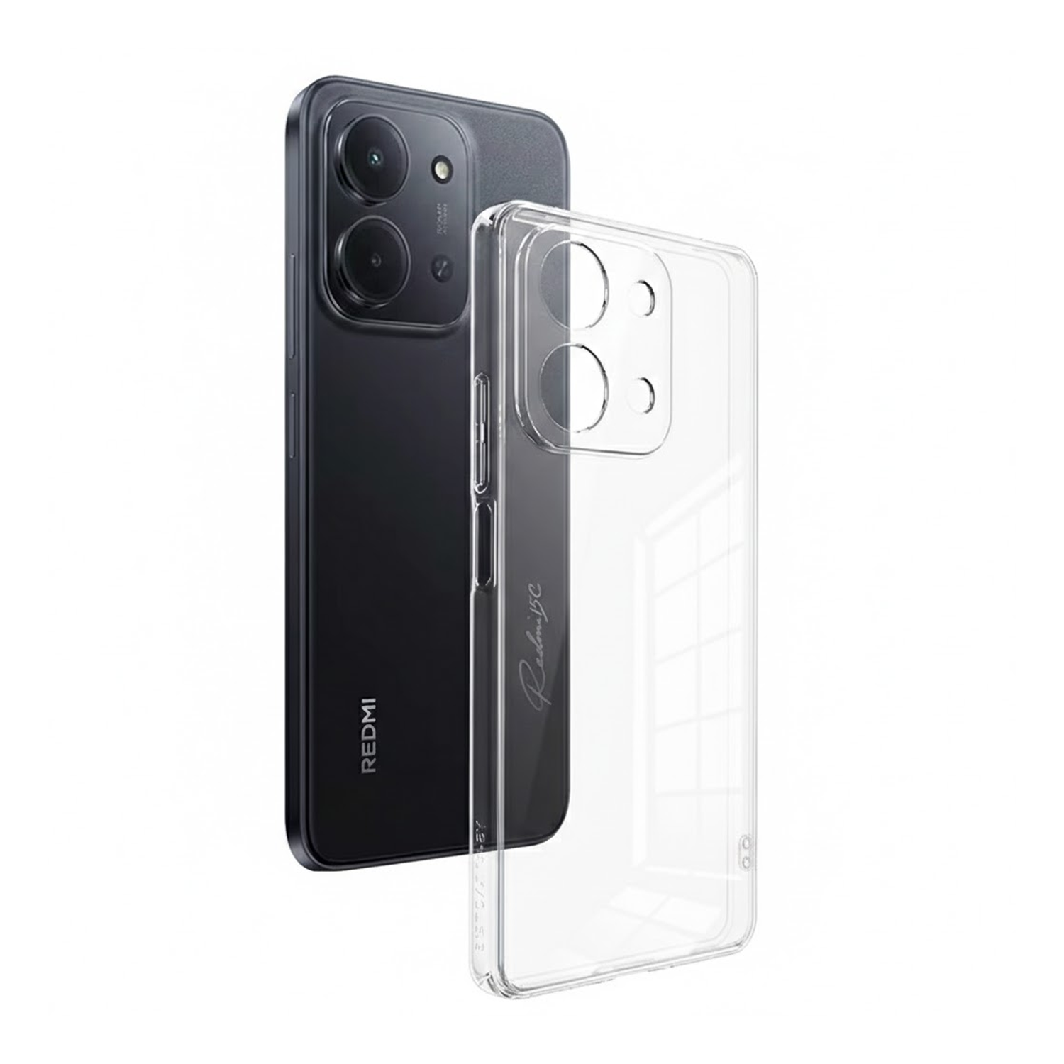 Microcase Xiaomi Redmi 15C ile Uyumlu Slim Serisi Soft TPU Silikon Kılıf - Şeffaf AL3324