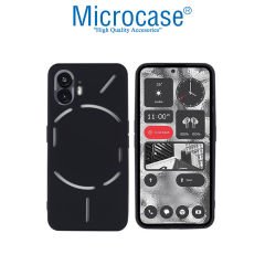 Microcase Nothing Phone 2 Elektrocase Serisi Silikon Kılıf - Siyah AL3340
