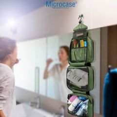 Microcase Makyaj, Seyahat ve Günlük Kullanım için Pratik Asılabilir Katlanır Organizer Çanta - AL5112