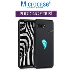 Microcase Asus ROG Phone 2 Pudding TPU Serisi Silikon Kılıf - Siyah