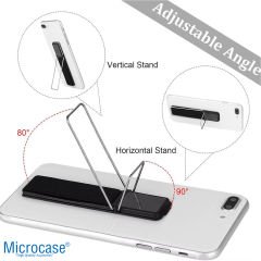 Microcase Üniversal Telefon Arkası El Parmak Tutucu Metal Mıknatıslı Standlı Cep Telefonu Tutacağı - AL4938
