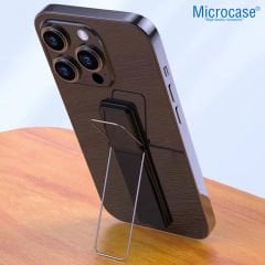 Microcase Üniversal Telefon Arkası El Parmak Tutucu Metal Mıknatıslı Standlı Cep Telefonu Tutacağı - AL4938