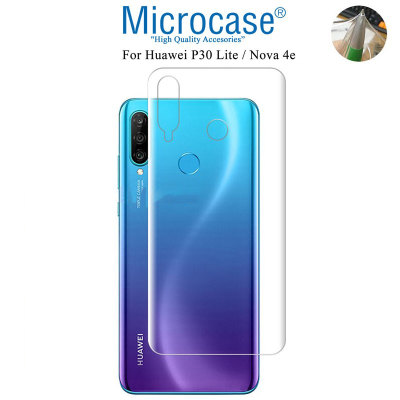Huawei P30 Lite - Nova 4e Full Arka Kaplama Koruma Filmi