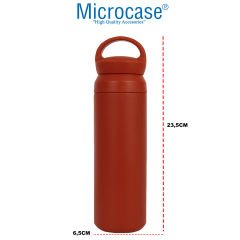 Microcase Paslanmaz Çelik 500 ml Sıcak Soğuk Tutan Çay Kahve Su El Termosu AL4378