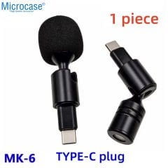 Microcase 90 Derece Döner Başlıklı Mini Type-C Ses Kayıt ve Mikrofon - AL4945