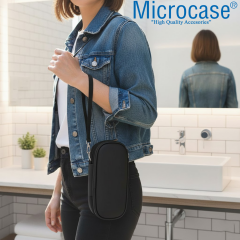 Microcase Traş Makinası / Saç Kesme Makinaları için Askılıklı Seyahat Saklama Çantası Koruma Kabı Kutusu AL5434