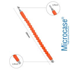 Microcase Esnek Bükülebilir Oynar Başlıklı Spiral Matkap Ucu Bükülebilir Matkap Aparatı 12 Parça - AL3814