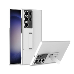 Microcase Samsung Galaxy S25 Ultra ile uyumlu Standlı Sert Plastik Mat Kılıf - AL3566