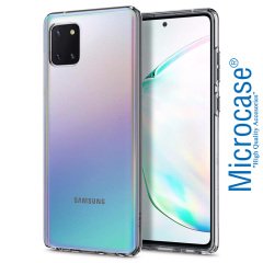 Microcase Samsung Galaxy Note 10 Lite - A81 - M60S İnce 0.2 mm Soft Silikon Kılıf - Şeffaf