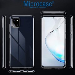 Microcase Samsung Galaxy Note 10 Lite - A81 - M60S İnce 0.2 mm Soft Silikon Kılıf - Şeffaf