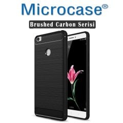 Microcase Xiaomi Mi Max 2 Brushed Silikon TPU Kılıf+Tam Kaplar