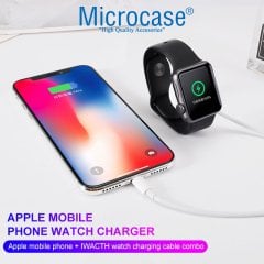 2in1 Apple Watch Manyetik Şarj Aygıtı+Lightning USB Kablo AL2363