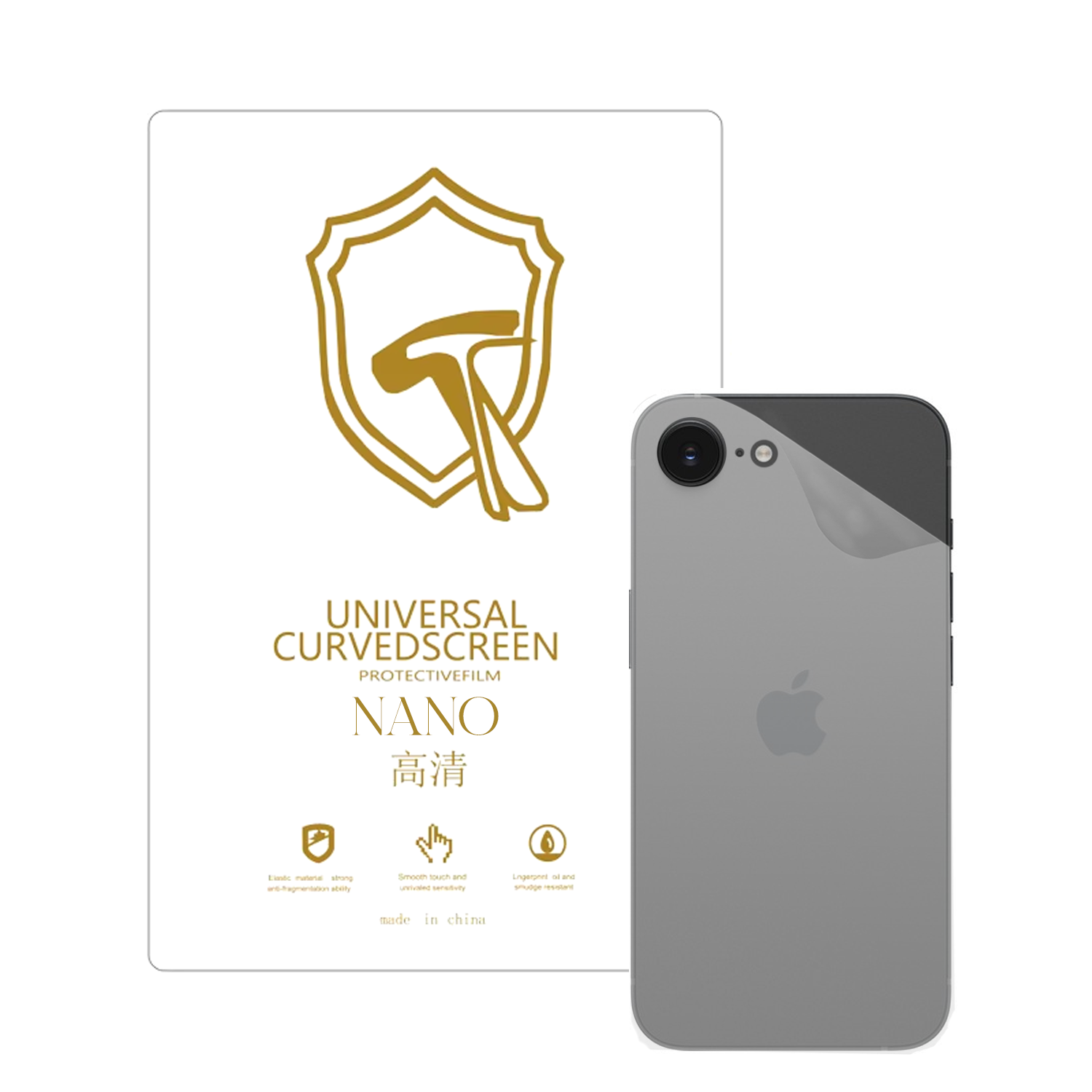 Microcase Iphone 16e ile Uyumlu Full Tpu Nano Arka Ekran Koruma Filmi - EKM102