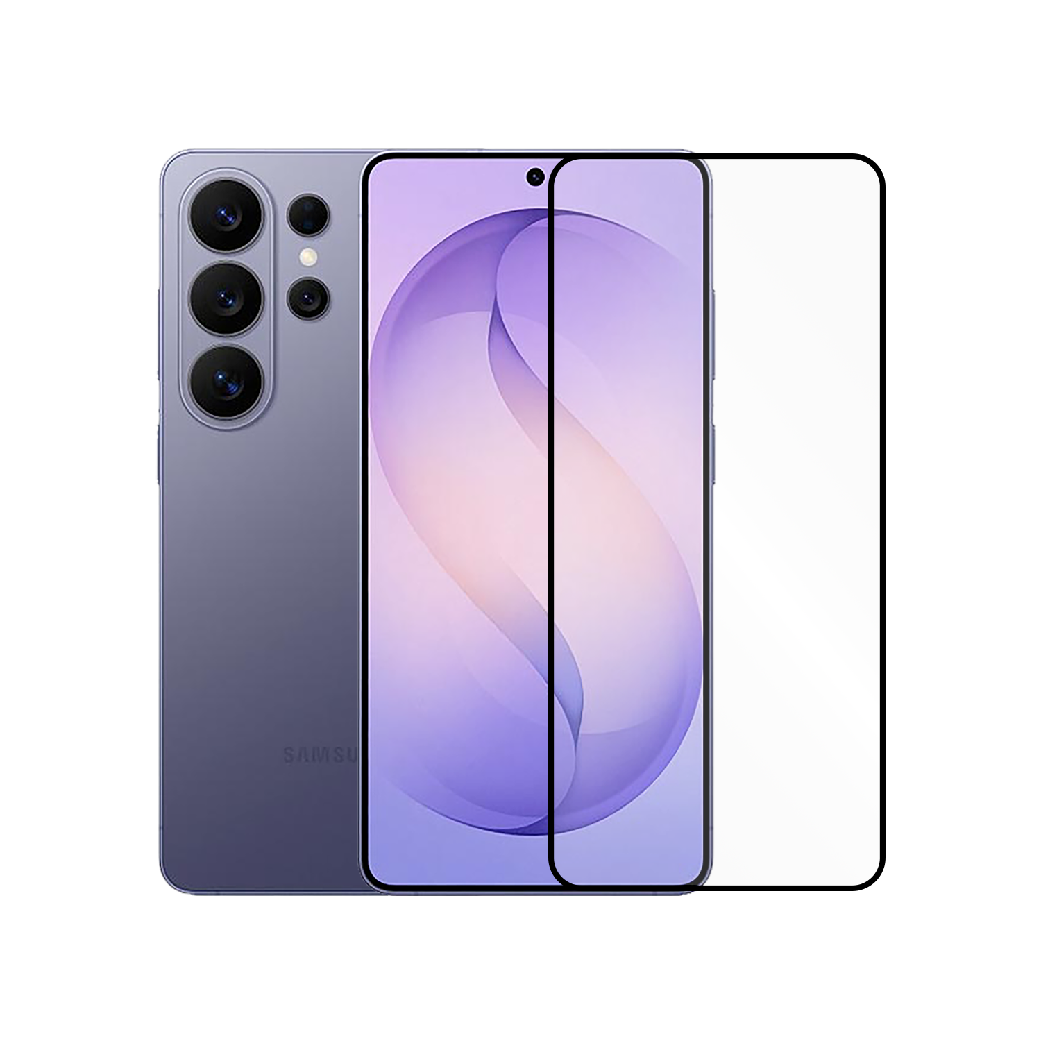 Microcase Samsung S26 Ultra Tam Kaplayan Çerçeveli Tempered Ekran Koruyucu -AL3276